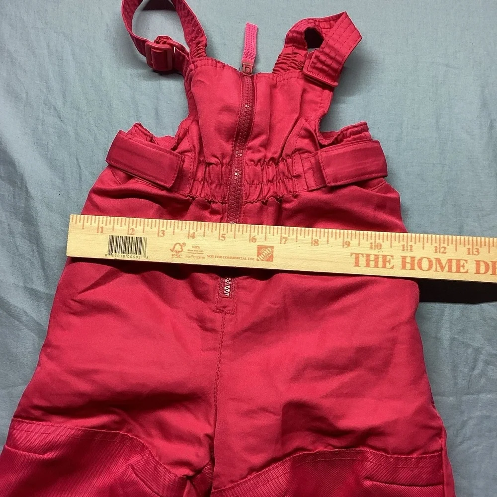 Cherokee Snow Bib Pants Toddler 18 Month - Pink Insulated Ski Adjustable Straps